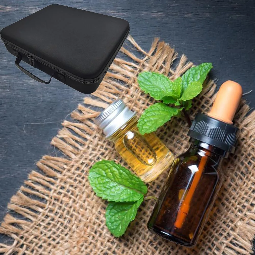 OEM Hard Shell EVA Travel Waterproof Portable Shockproof Perfume Cosmetic Carrying Essential Oil Storage Case