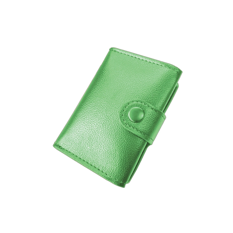 High Quality PU Leather Card Holder with Cell Phone Stand