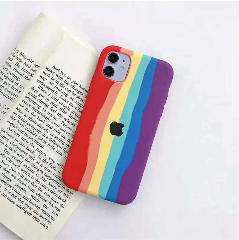 Rainbow Color iPhone Case TPU Mobile Phone Case for Iphones