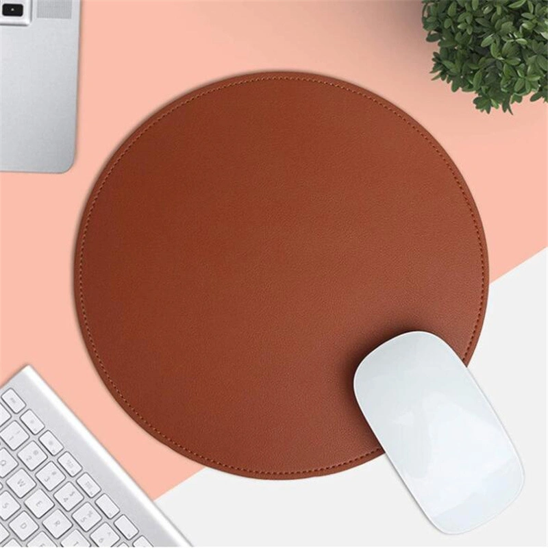 Custom Wholesale Desk Pad Nonslip Computer Round Mouse Mat with Wrist Rest