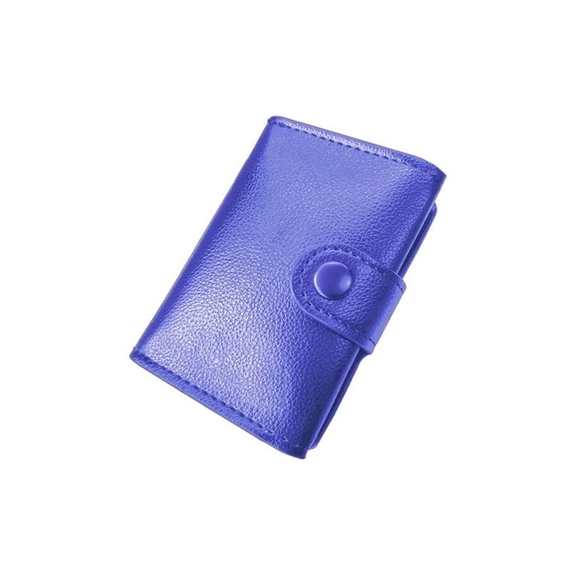 High Quality PU Leather Card Holder with Cell Phone Stand