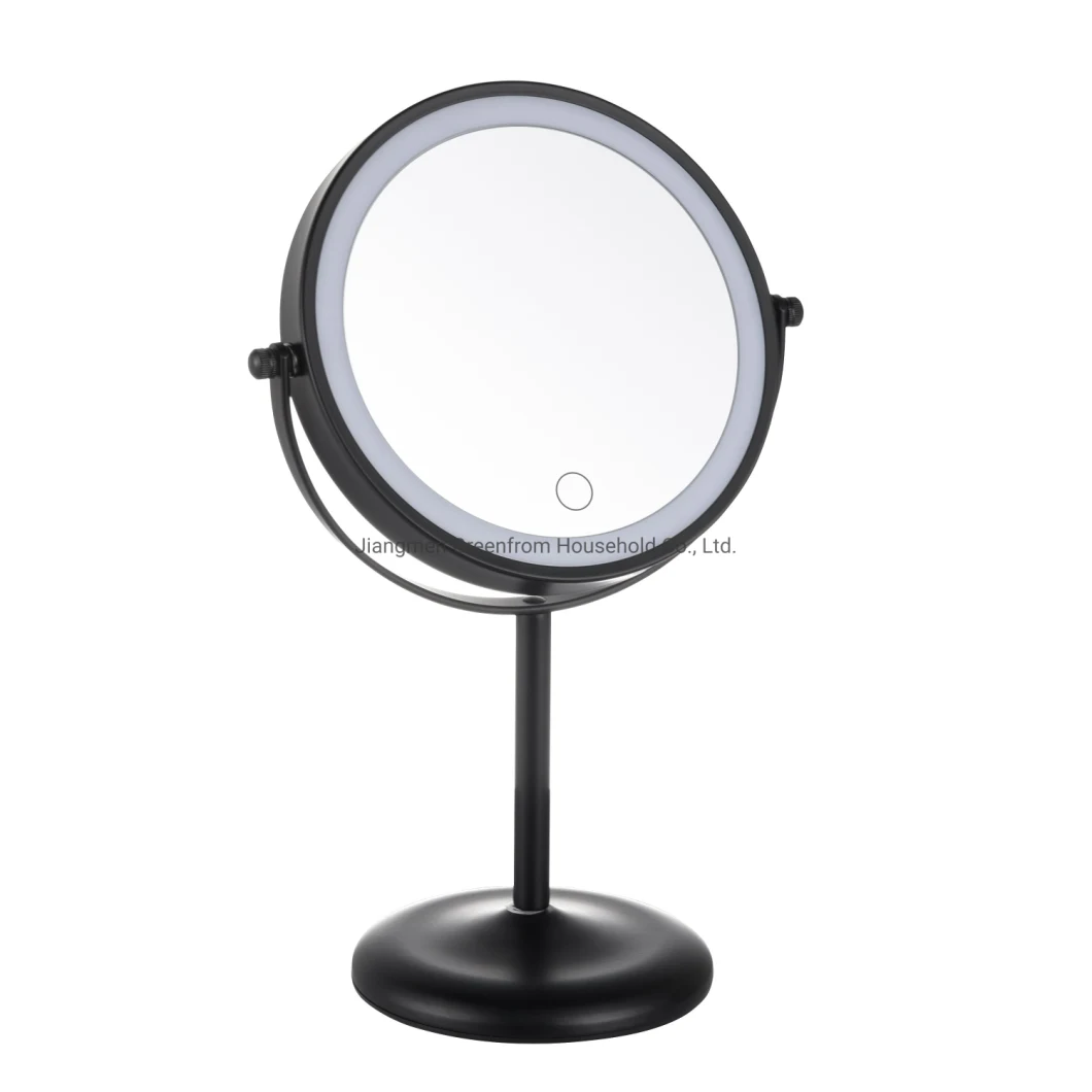 Rechargeable 7′′ HD Double Sided Tabletop Vanity Mirror for Makeup