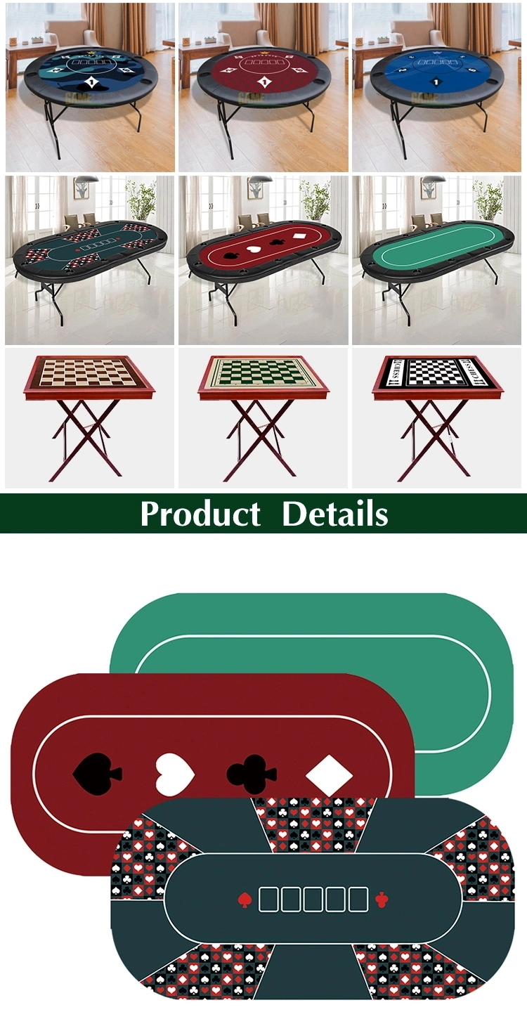 Anti Silp Custom Heat Transfer Printed Table Mat, Poker Mat, Desk Mat