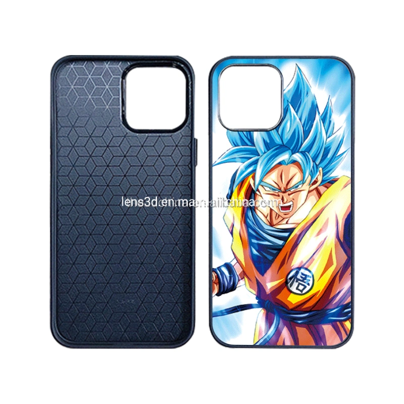 3D Lenticular Flip Motion Sticker Anime Covers Mobile Cell Phone Case