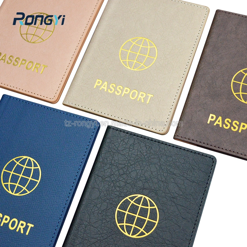 PU Material Passport Holder with Card Slots