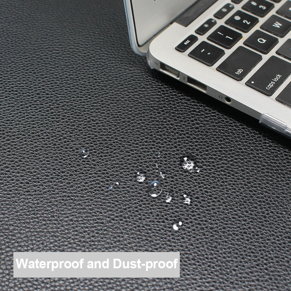 2020 Multifunctional Office Desk Pad, Ultra Thin Waterproof PU Leather Mouse Pad, Dual Use Desk Writing Mat
