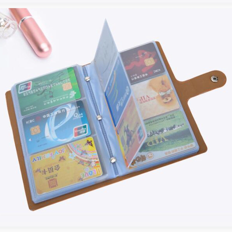 Hot Selling PU Business Card Holder and ID Card Badge Holder, Custom Amazon Ebay Hot Sale Case Cover Passport Credit Card Holder