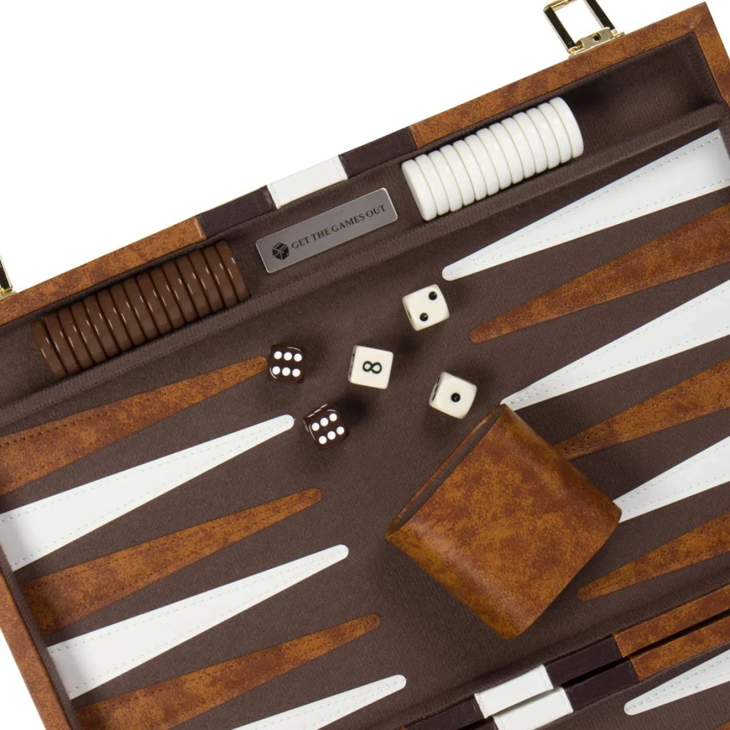 Professional Board Game Supplieracrylic Backgammon Set, Poker, Dice