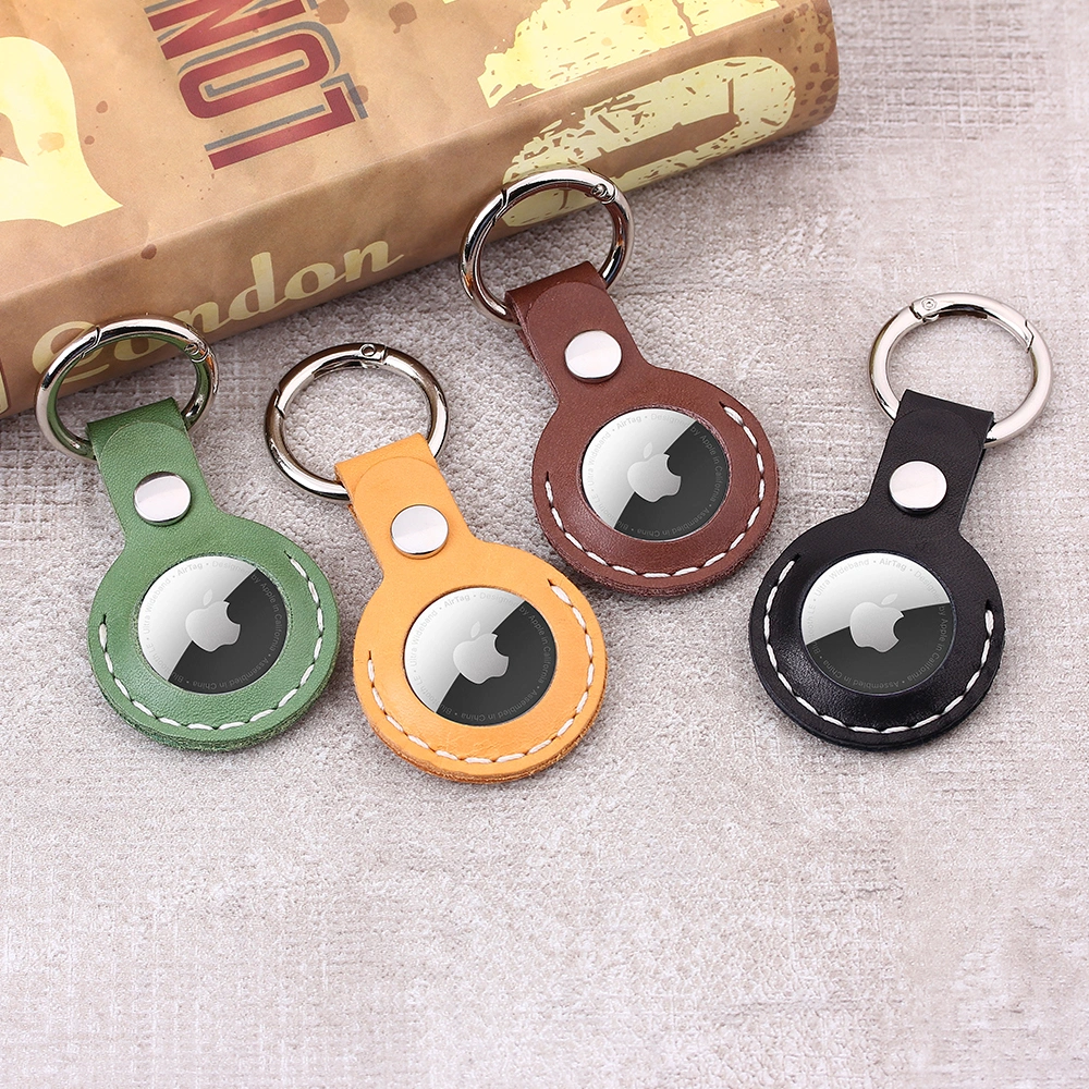 Wholesale Custom Real Genuine Metal Leather Luggage Key ID Tag