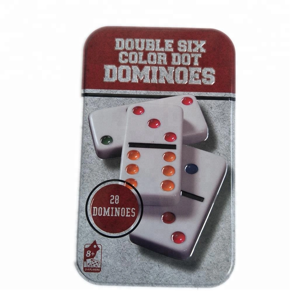 Traditional Travel Board Game Toy Double Six Dominoes Set