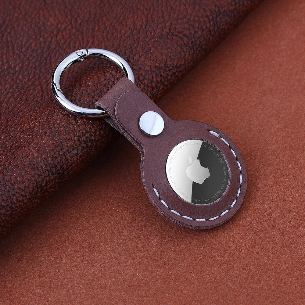 Wholesale Custom Real Genuine Metal Leather Luggage Key ID Tag