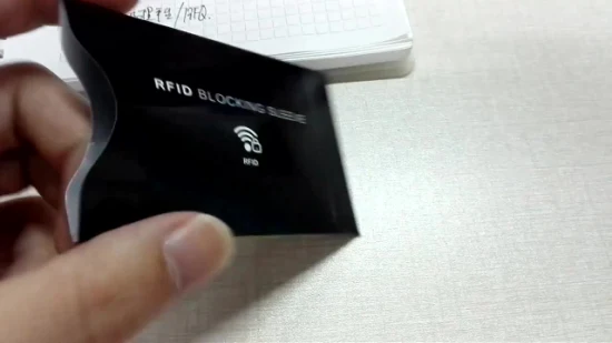 파우치 홀더 케이스, 신용카드 차단 RFID 방지 보안 여권지갑