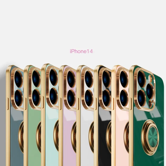 자석 링이 있는 iPhone 13 PRO 14 PRO Max용 최신 유행 휴대폰 케이스